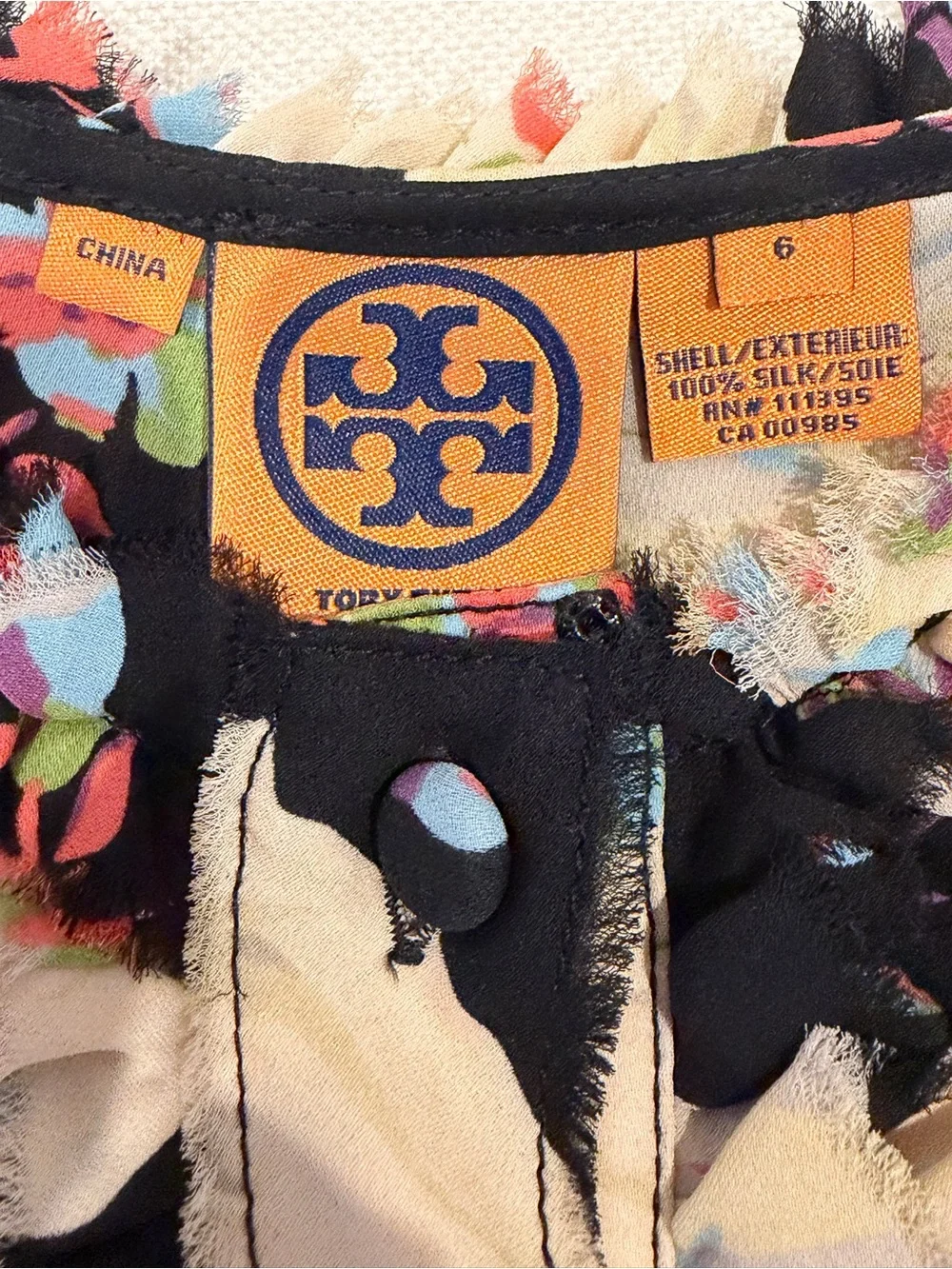 Tory Burch 100% Silk Blouse
